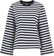 Barbour Robyn Stripe Flare Sleeve Sweatshirt