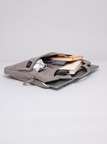 Organic Cotton Laptop Sleeve With Handles
