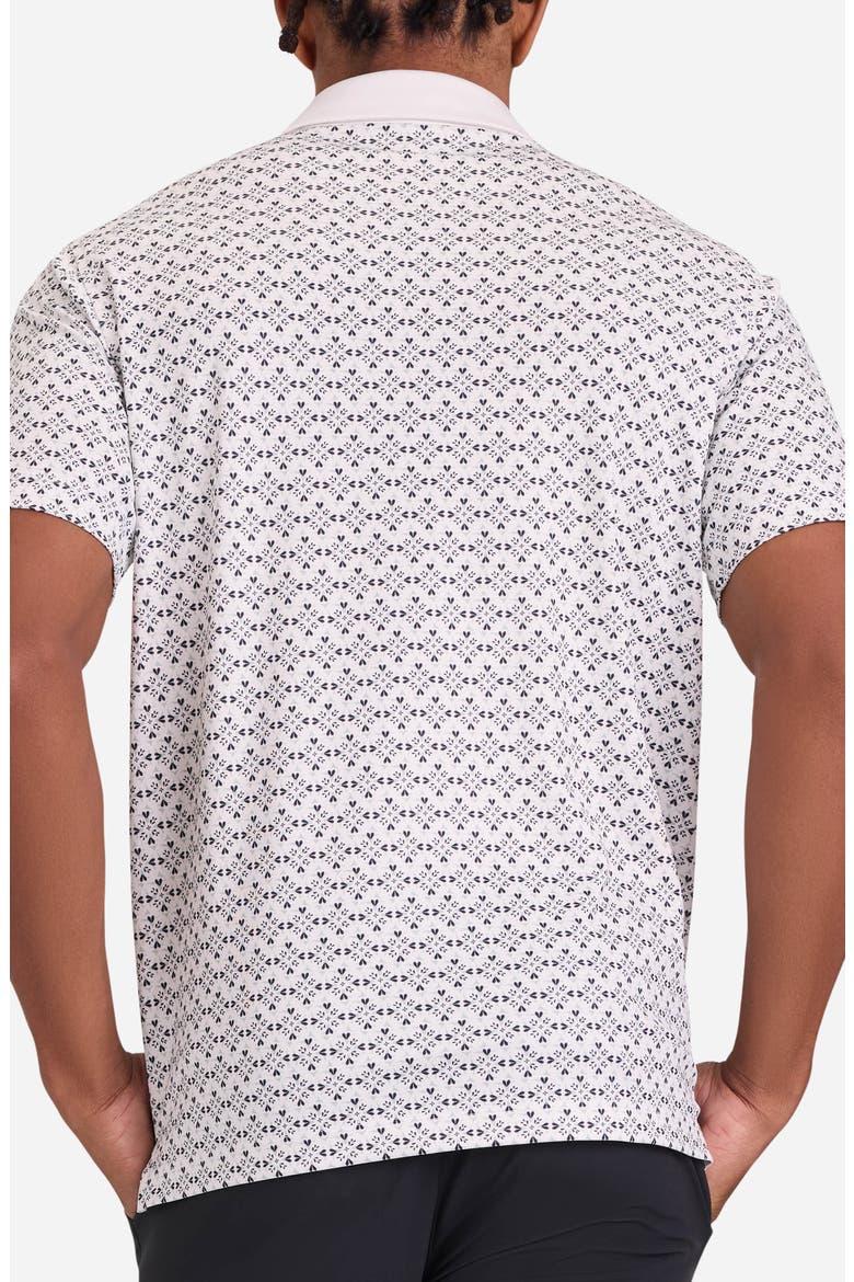 Solar Flare Piqué Performance Golf Polo, Alternate, color, SOLAR FLARE - CLOUD DANCER