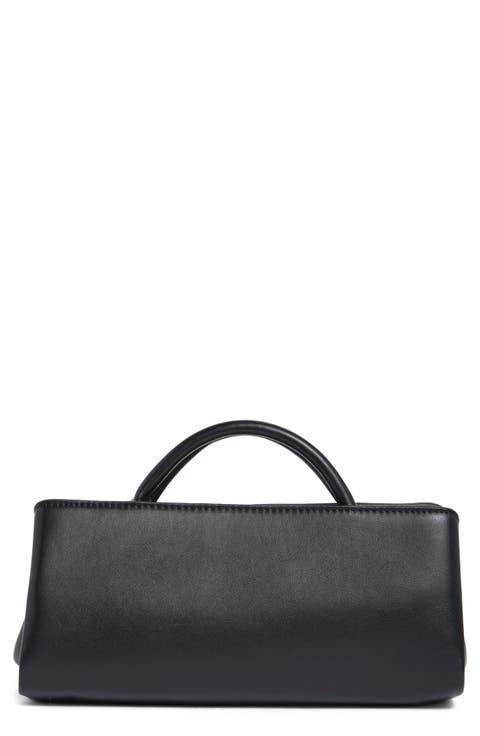 EW Frame Faux Leather Satchel