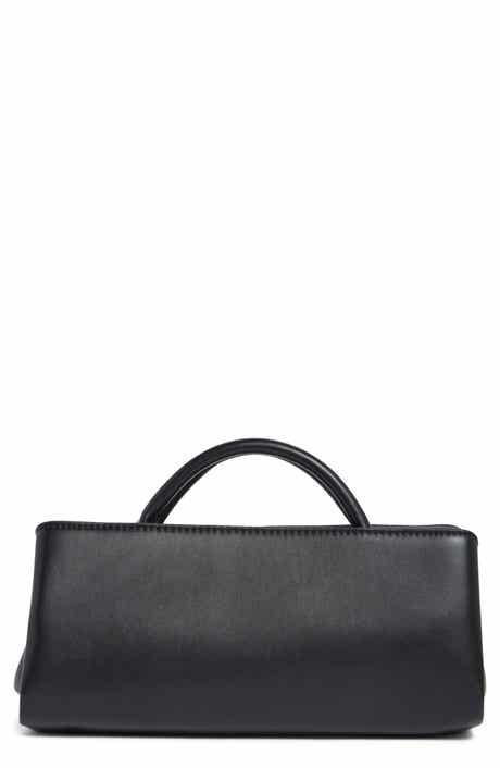 EW Frame Faux Leather Satchel