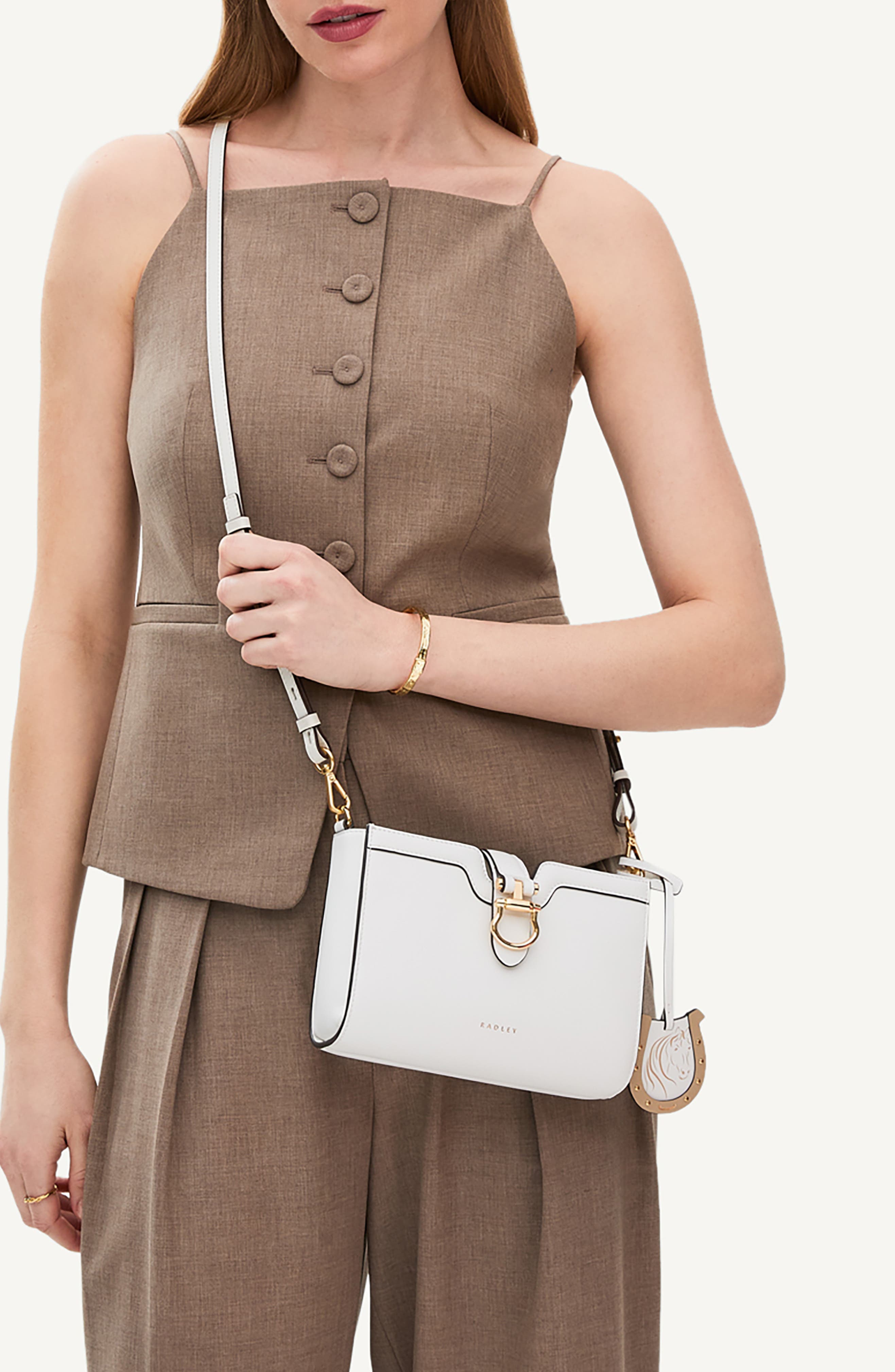 Radley x Kentucky Derby Lily Medium Leather Crossbody Bag, Alternate, color, 