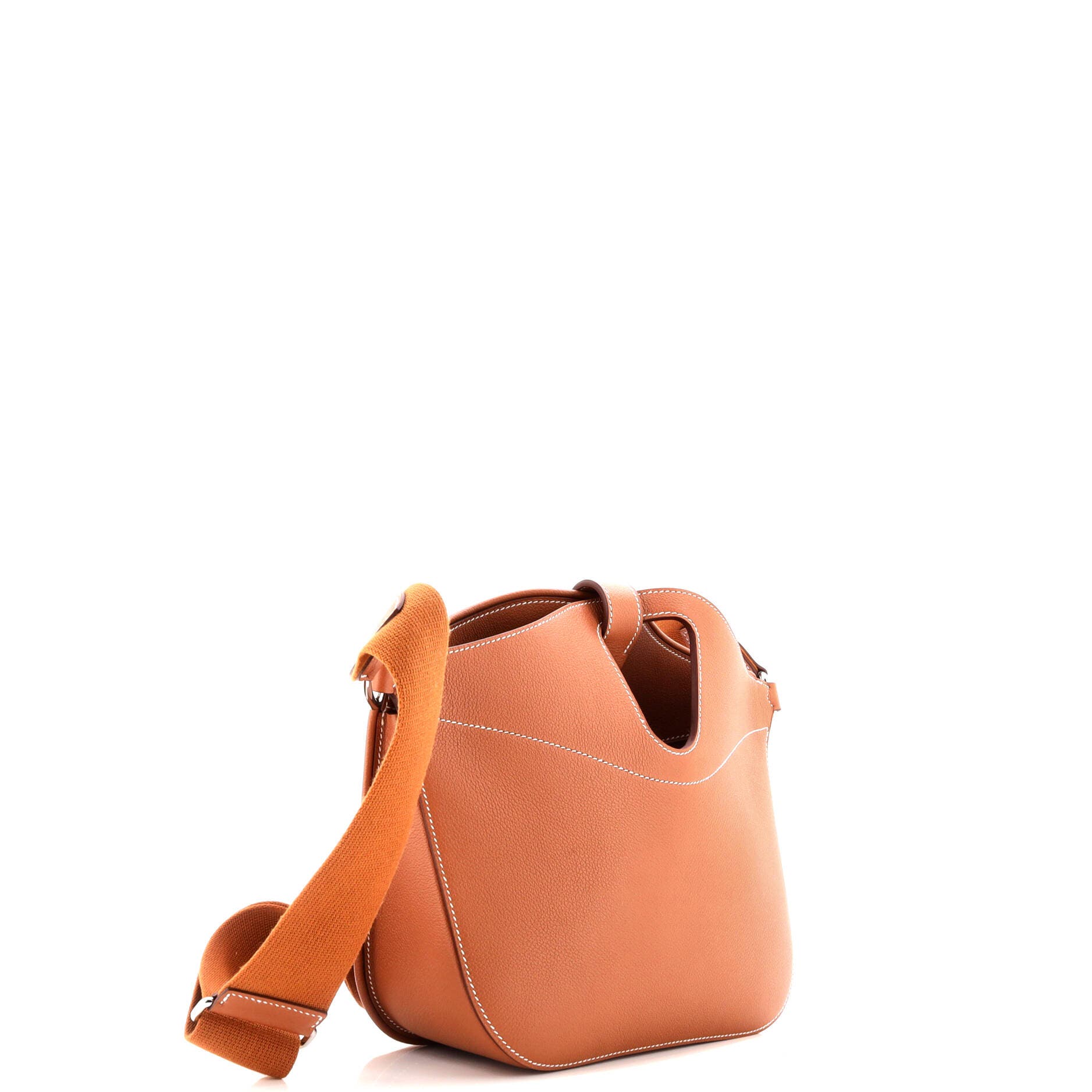 Pre-Owned Hermes Attelage Crossbody Bag Evercolor, Alternate, color, 