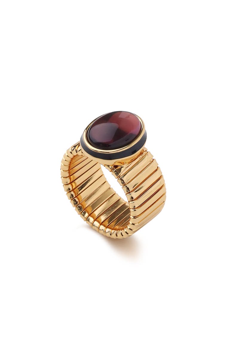 RETRO CHIC Gladiator Legacy Ring, Alternate, color, Gold & Red