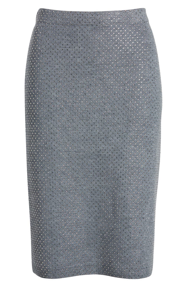 KOBI HALPERIN Winslet Beaded Skirt, Alternate, color, Grey Melan