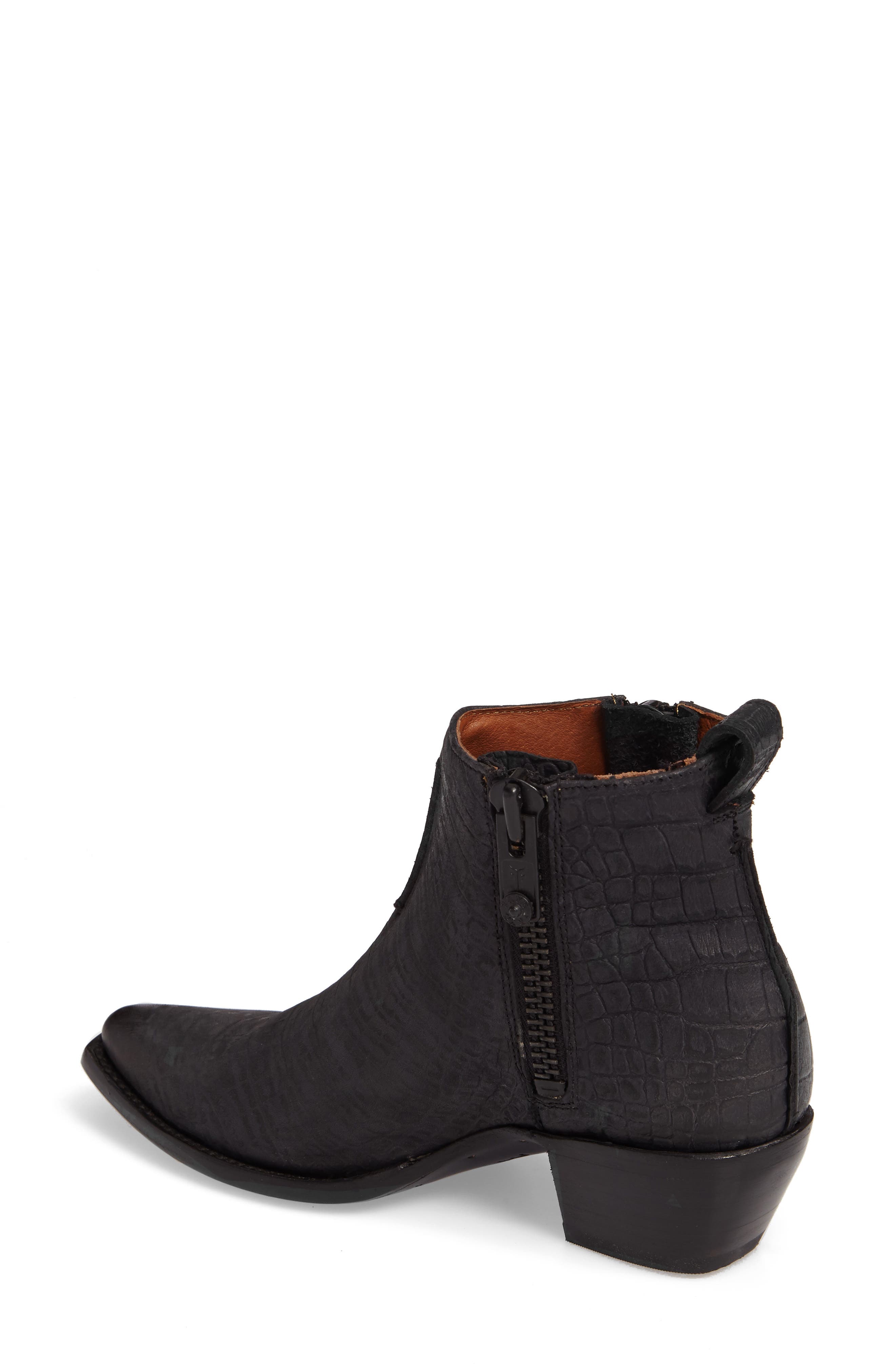 Frye Sacha Moto Short Bootie, Alternate, color, 