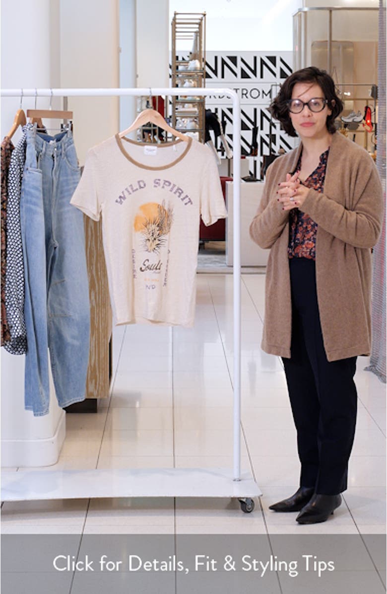 Kiliann Linen Graphic T-Shirt, sales video thumbnail