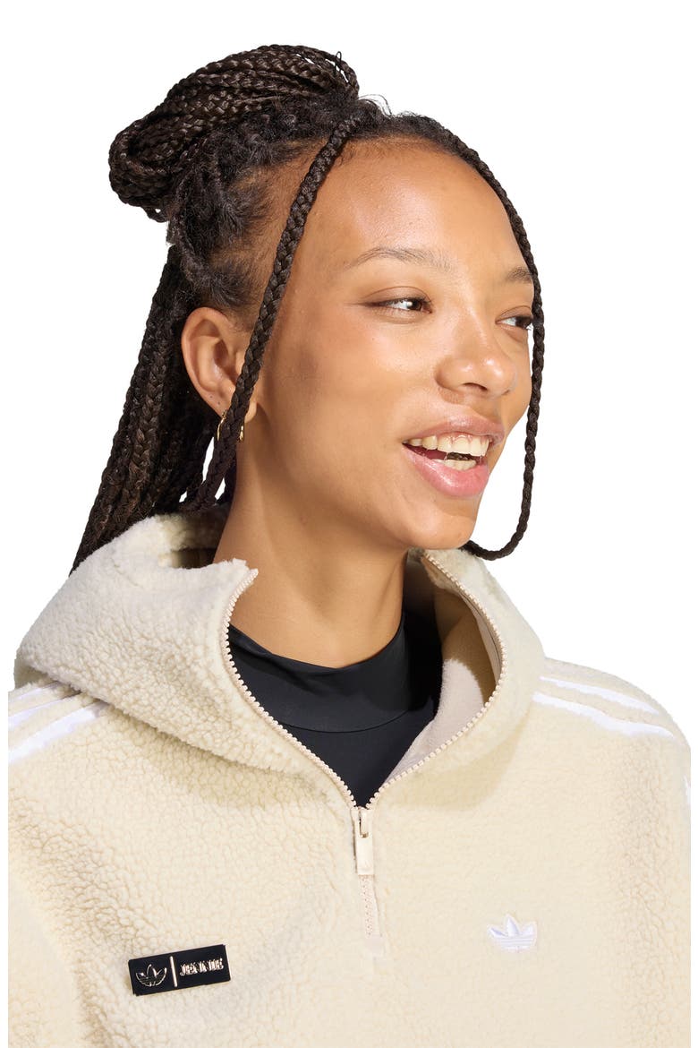 Originals Fleece Hooded Jacket, Alternate, color, CLEAR BROWN