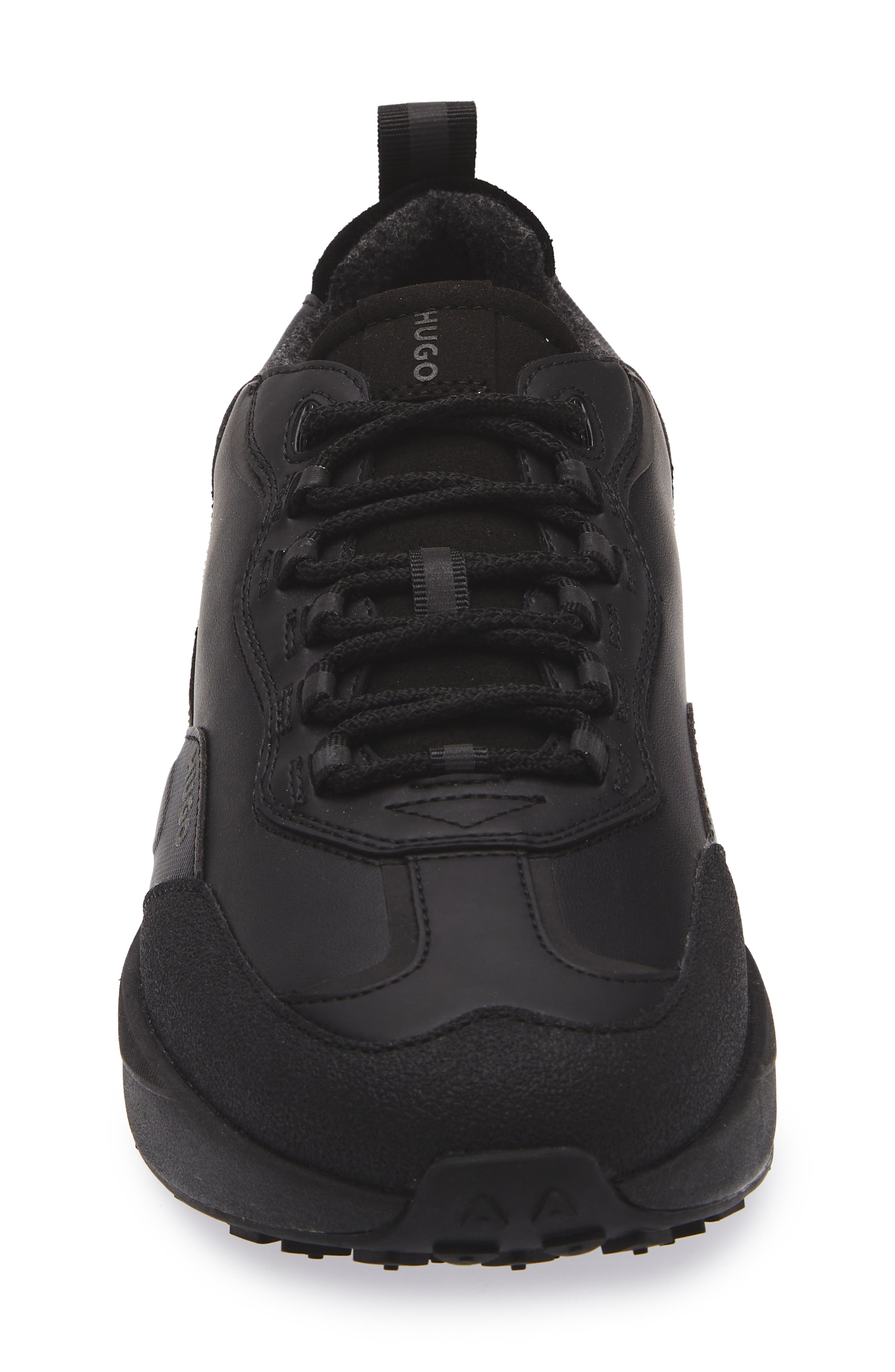 Kane Runn Sneaker, Alternate, color, BLACK