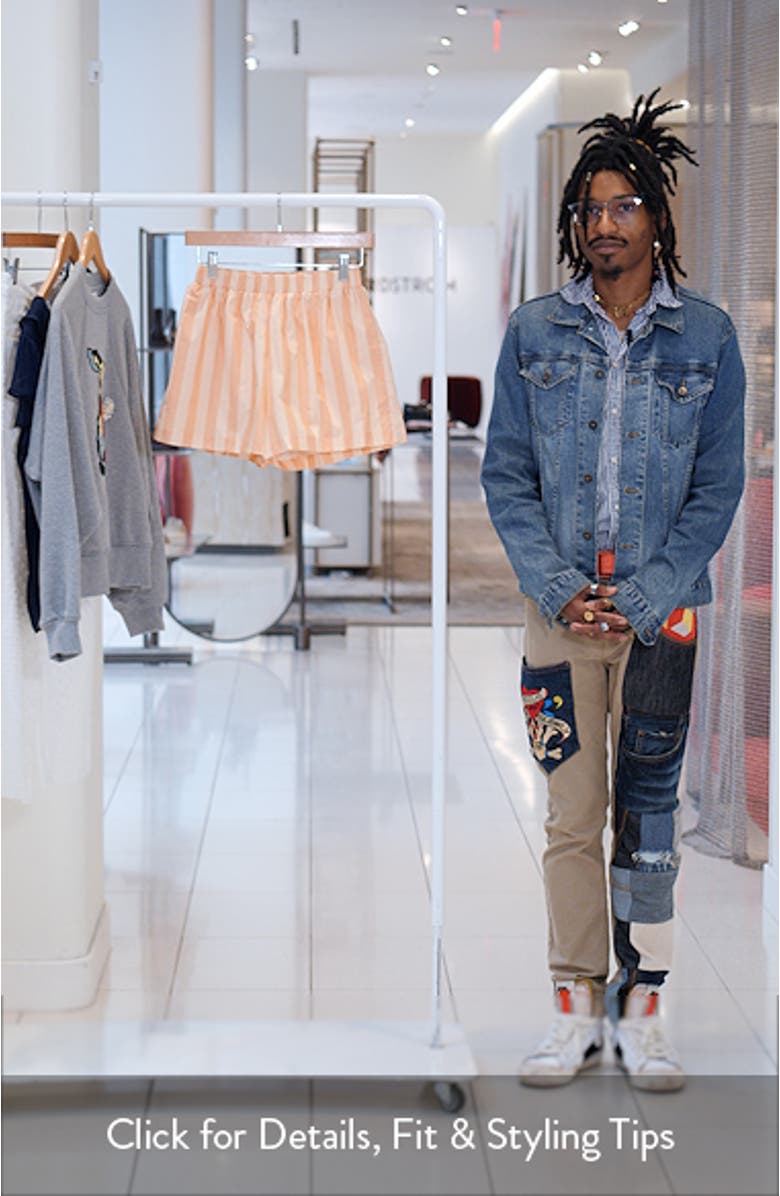 Essie Stripe Cotton Pull-On Shorts, sales video thumbnail