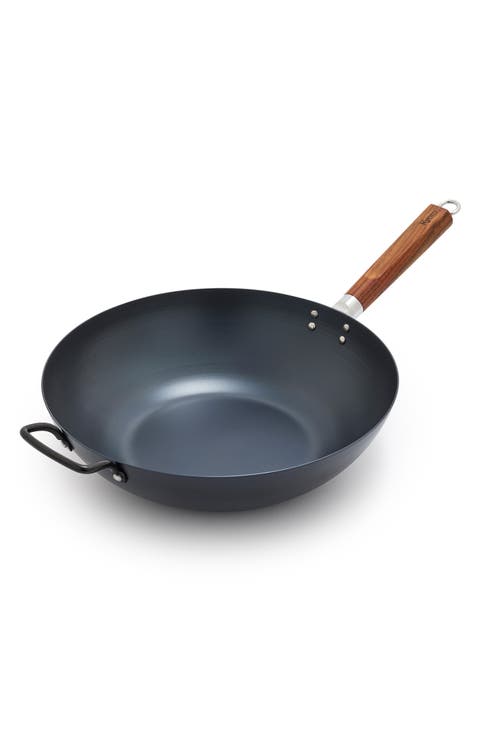 Kyoto Carbon Steel 14-Inch Wok