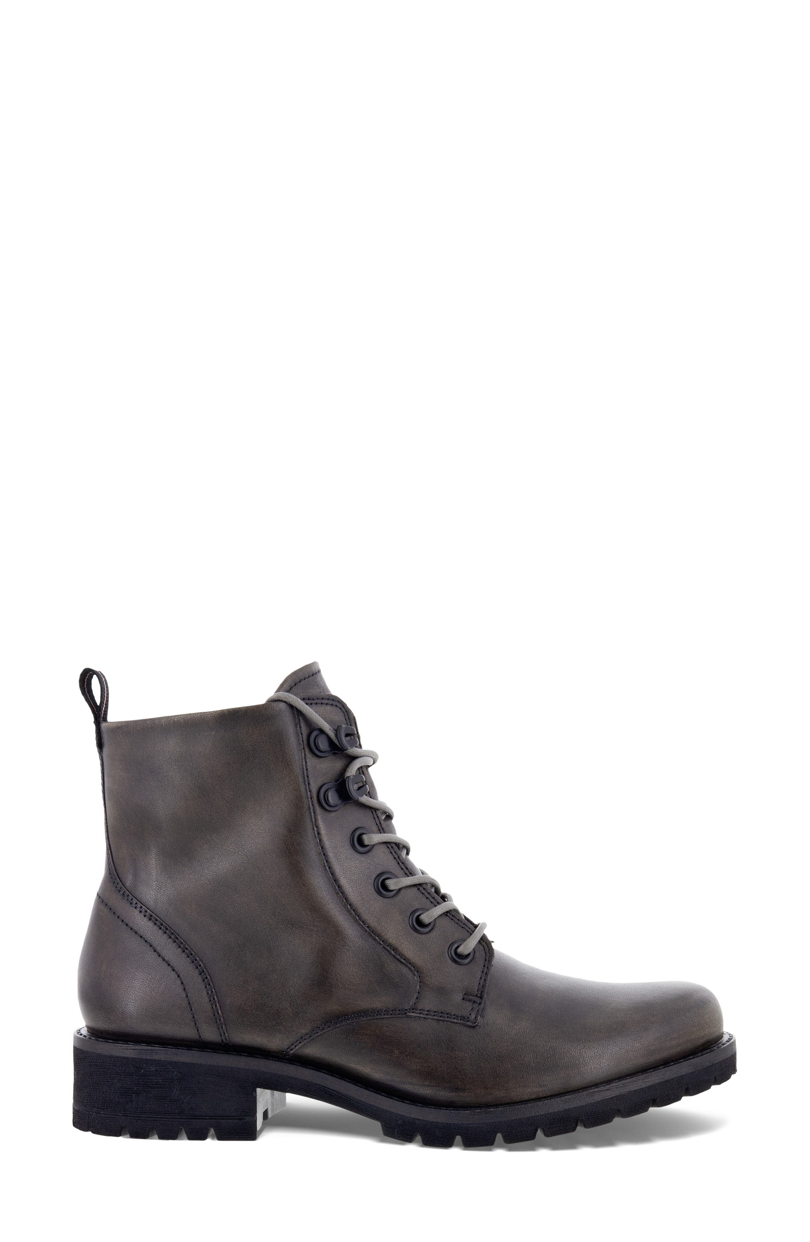 Elaina Street Lace-Up Boot, Alternate, color, GREY ROSE LEATHER