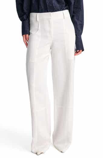 TWP Chrystie Street Wide Leg Linen Blend Utility Pants