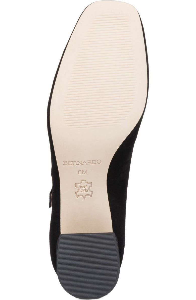 Bernardo Footwear Ancona Block Heel Mary Jane, Alternate, color, Black
