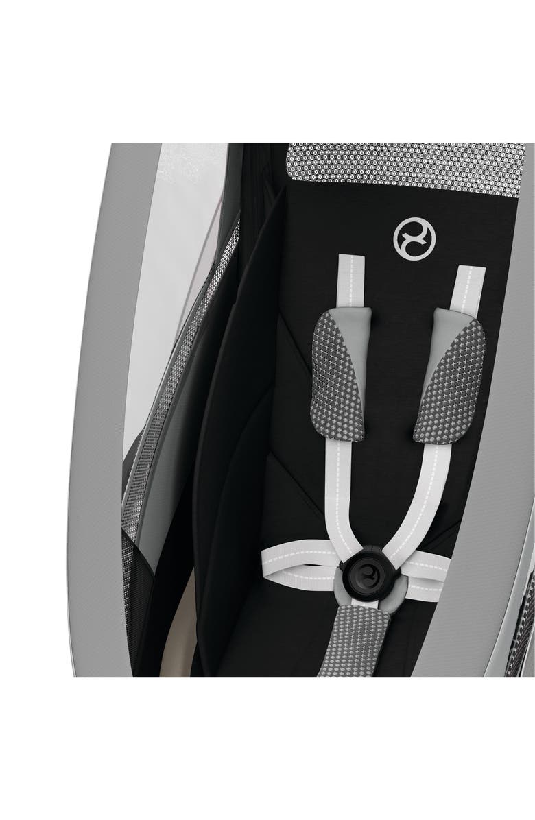 CYBEX ZENO Multisport Jogging Stroller, Alternate, color, Cream/ Orange/ Grey