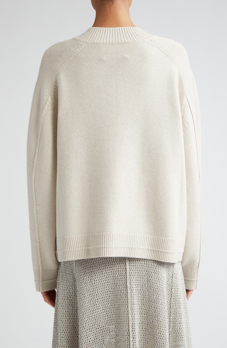 Maria McManus Cape Sleeve Organic Cotton & Recycled Cashmere Sweater, Alternate, color, 