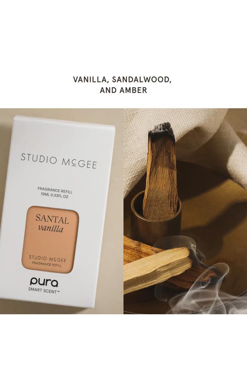 Pura X Studio Mcgee French Linen 2-pack Diffuser Fragrance Refills In Santal Vanilla