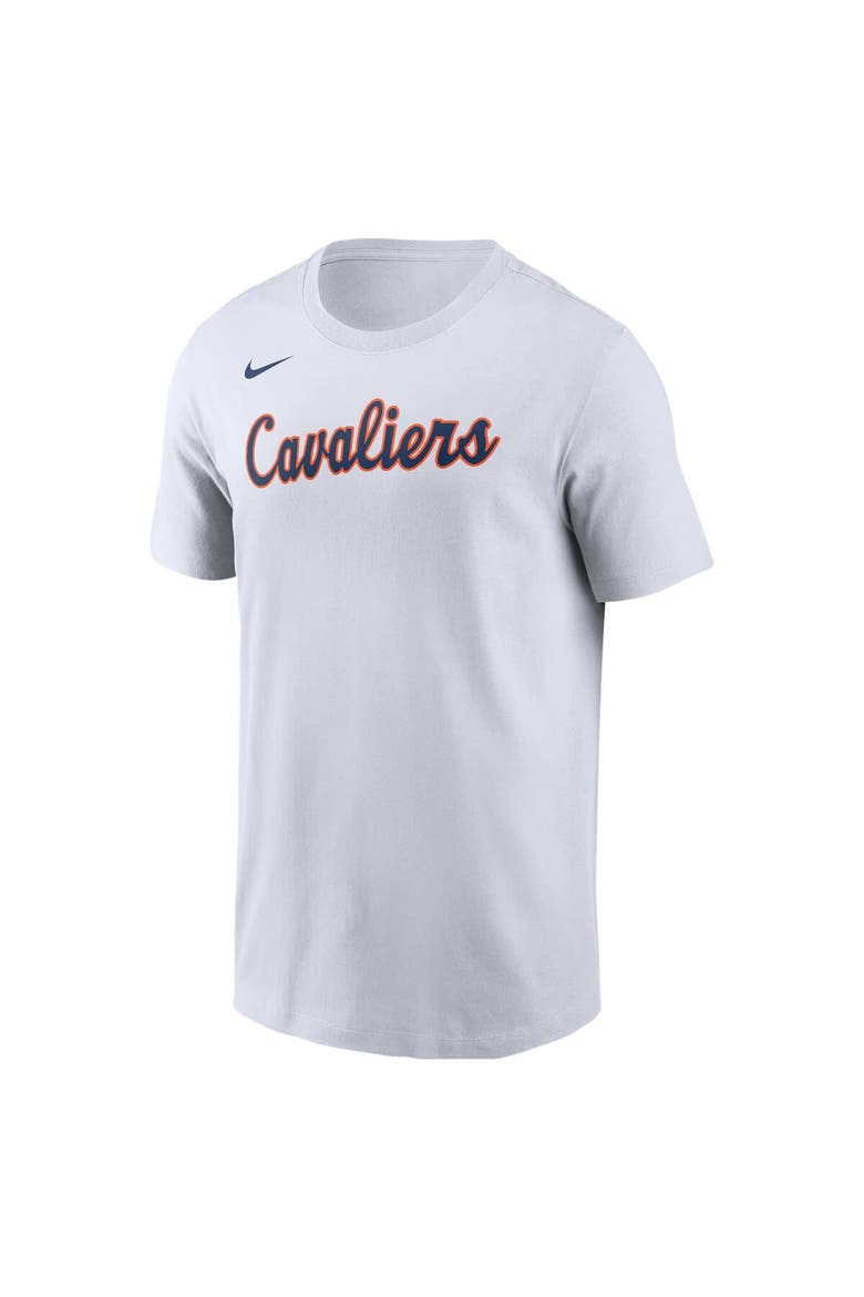 Men's Nike White Virginia Cavaliers Script Logo T-Shirt, Alternate, color, White