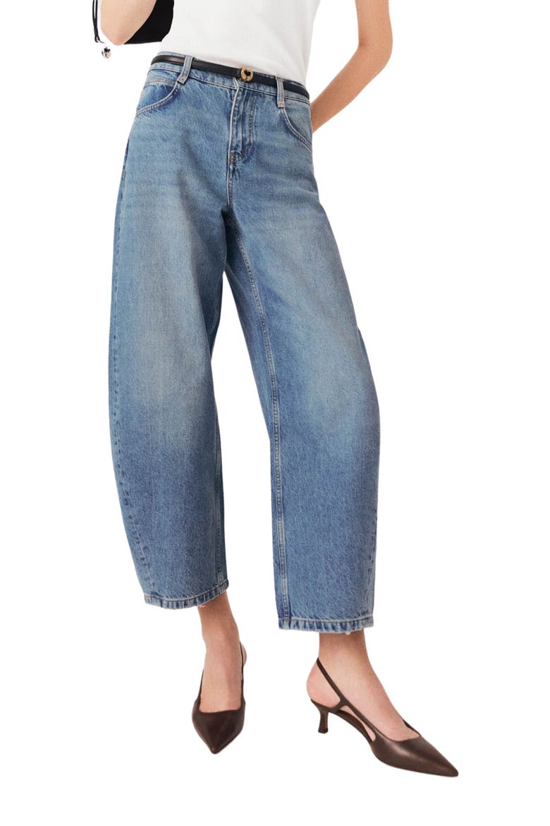 Balloon jeans, Alternate, color, Blue