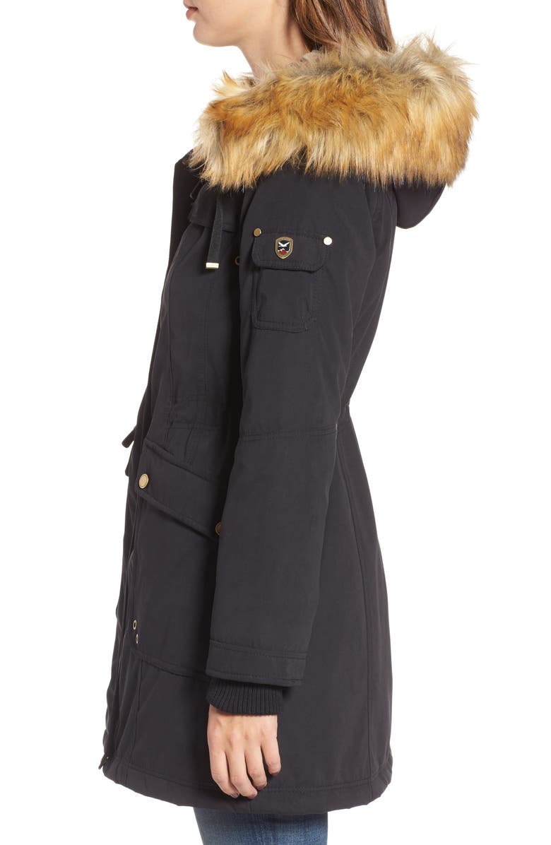 1 Madison Anorak Parka with Faux Fur Trim, Alternate, color, 