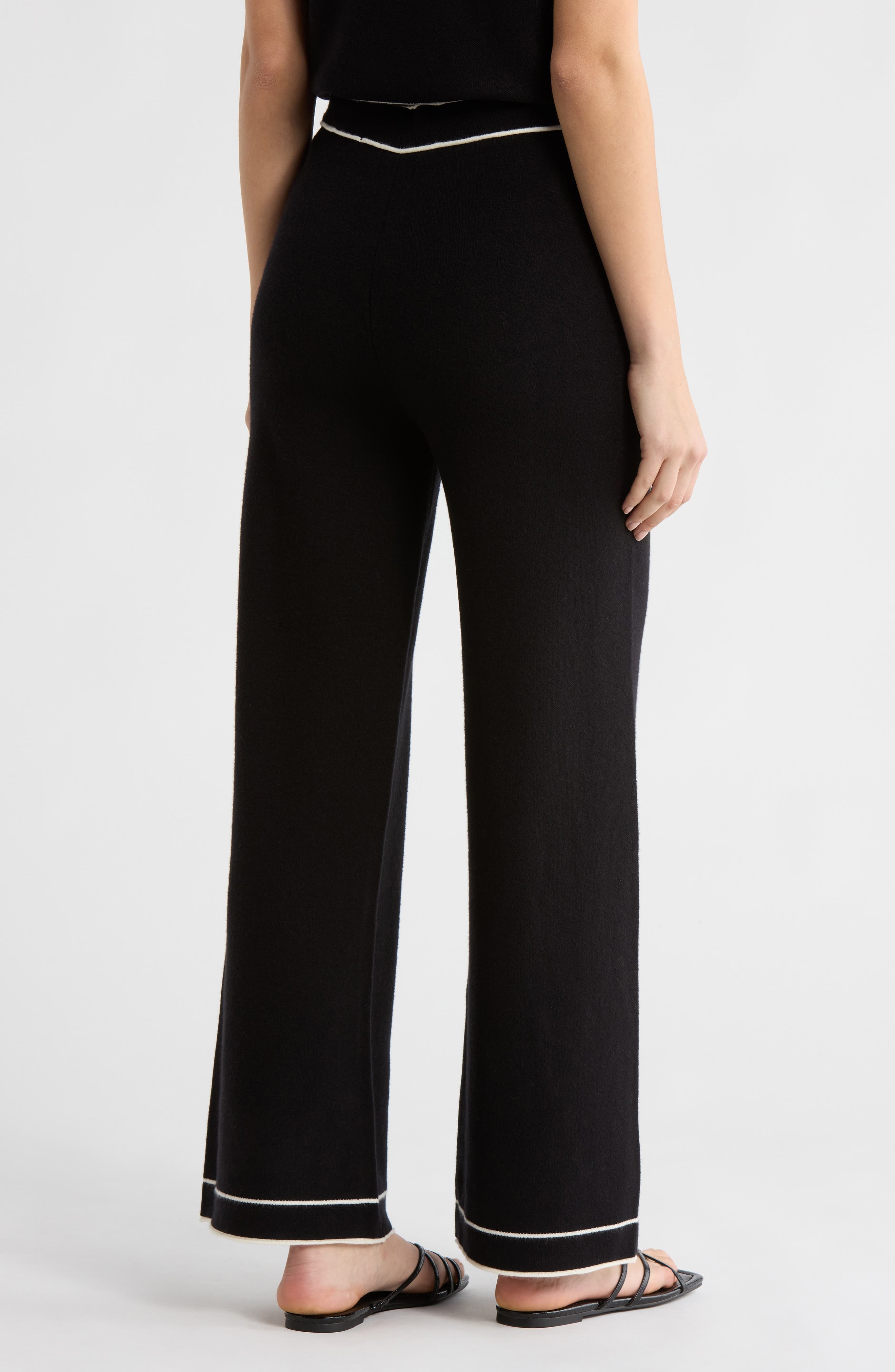 Piped Sweater Pants - image 2