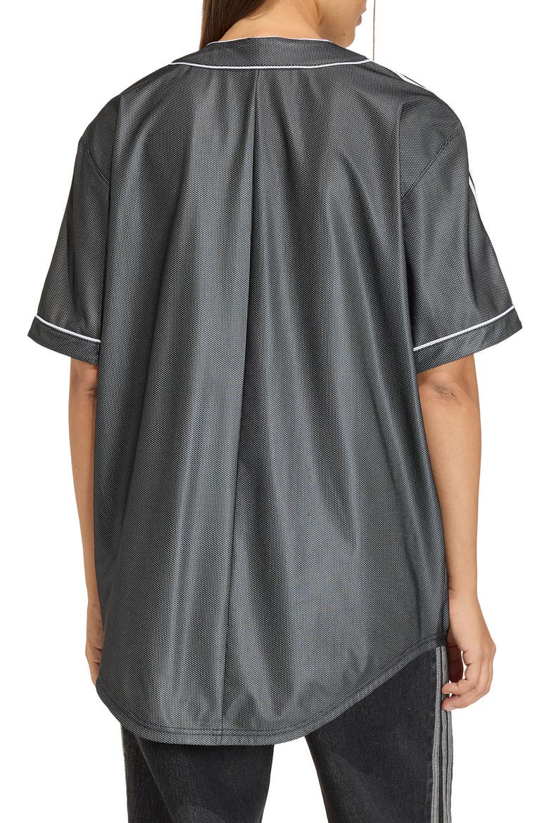 Baseball Oversize Shirt, Alternate, color, BLACK