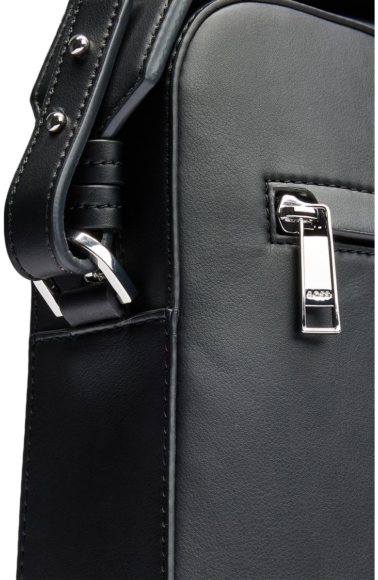 BOSS Ray Stripe Faux Leather Document Case, Alternate, color,