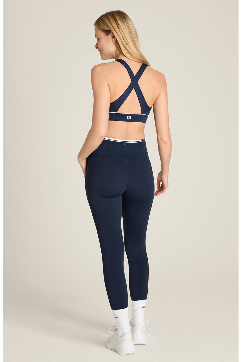 Advantage Performance Tennis Leggings, Alternate, color, CLASSIC NAVY