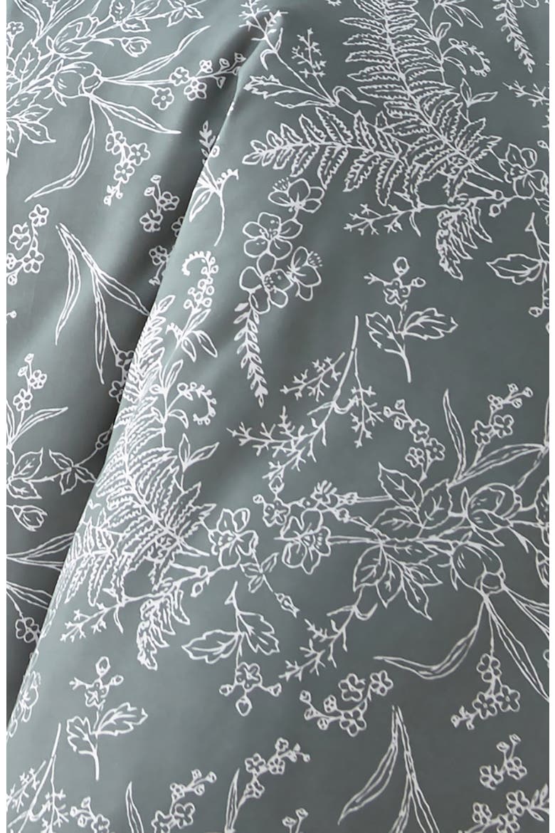 Winter Brush Duvet Set, Alternate, color, TEAL