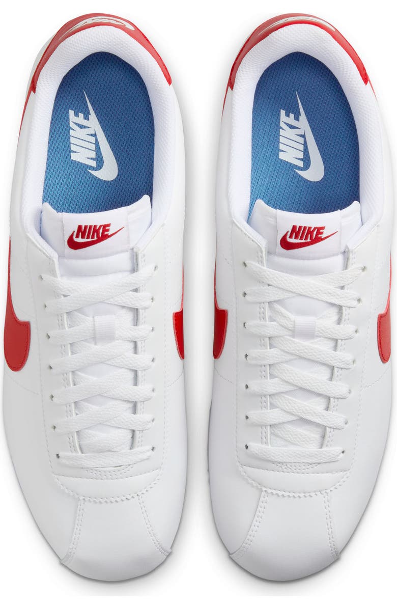 Nike Cortez Sneaker, Alternate, color, White/ Varsity Red/ Blue