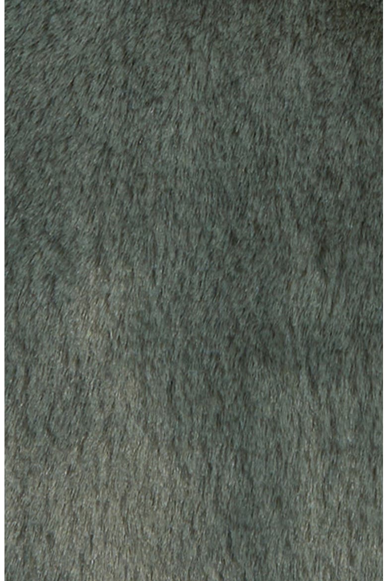 Recycled Faux Fur Accent Pillow, Alternate, color, GREEN BALSAM