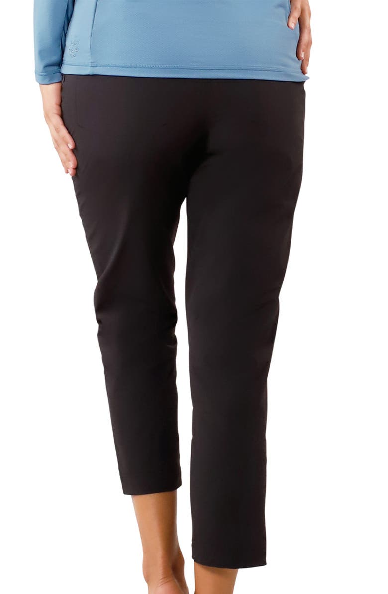 UV Skinz Walking Capris, Alternate, color, Black