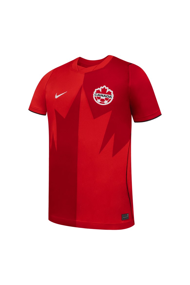 Youth Nike  Red Canada Soccer 2026 Home Stadium Replica Jersey, Alternate, color, Red