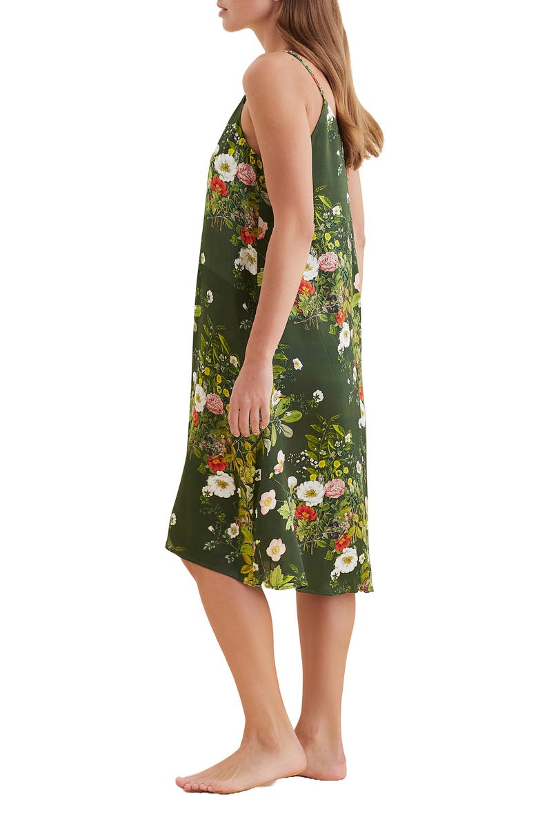 Papinelle x Karen Walker Love Letters Silk Nightgown, Alternate, color, 