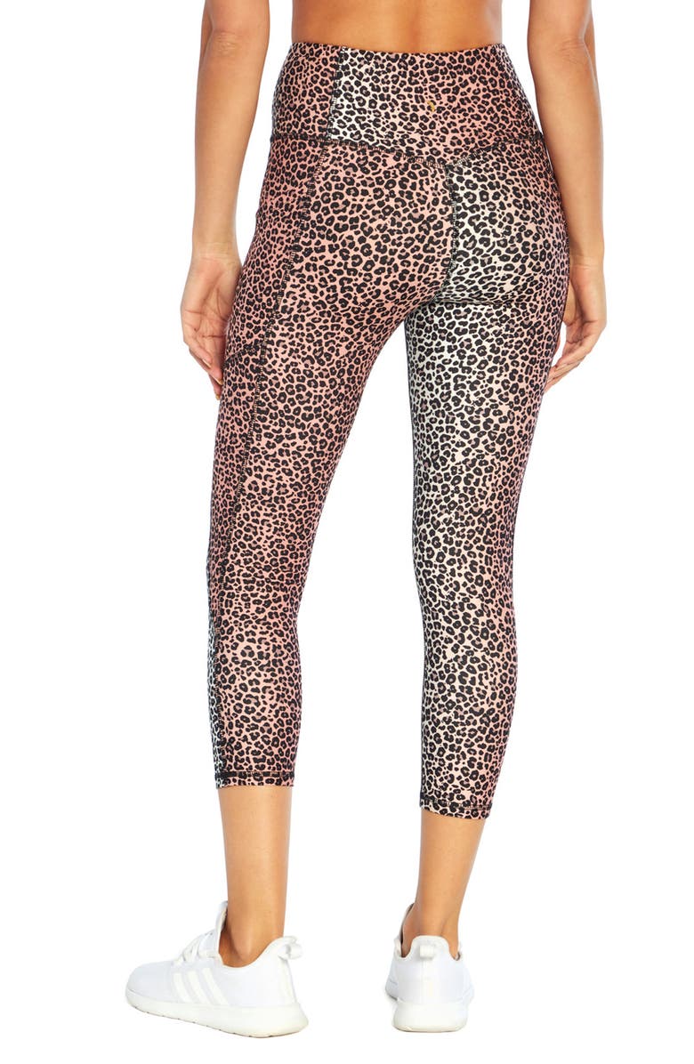 Jessica Simpson High Rise Tummy Control Capri Leggings, Alternate, color, 