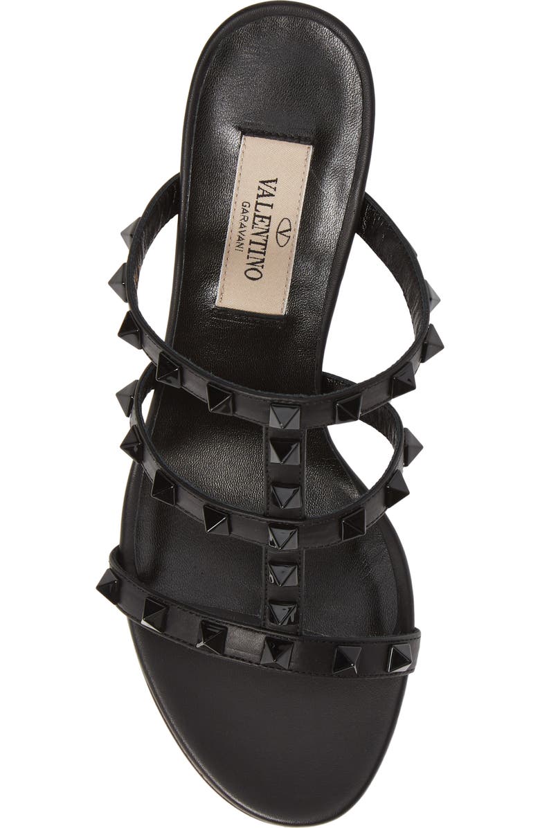 Valentino Garavani Rockstud Slide Sandal, Alternate, color,