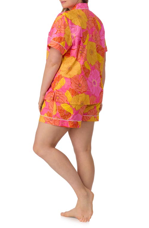 Bedhead Pajamas Floral Short Pajamas In Sunkissed Poppies
