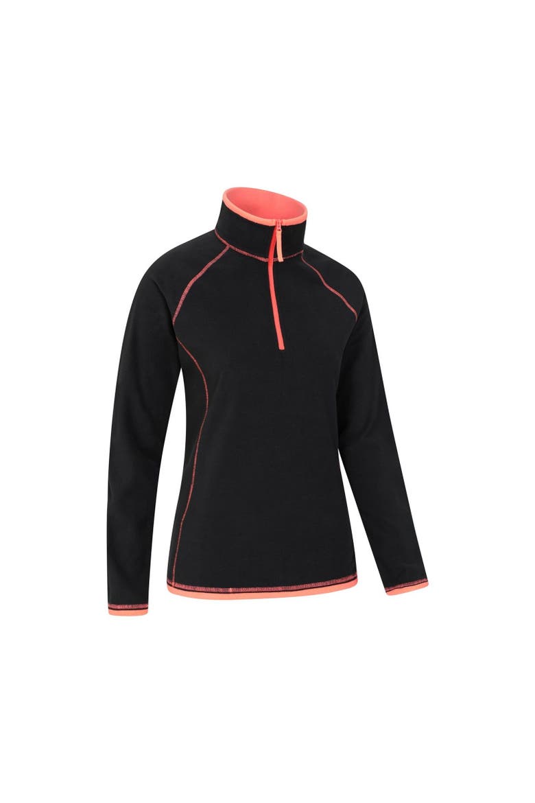 Montana Half Zip Fleece Top, Alternate, color, Jet Black