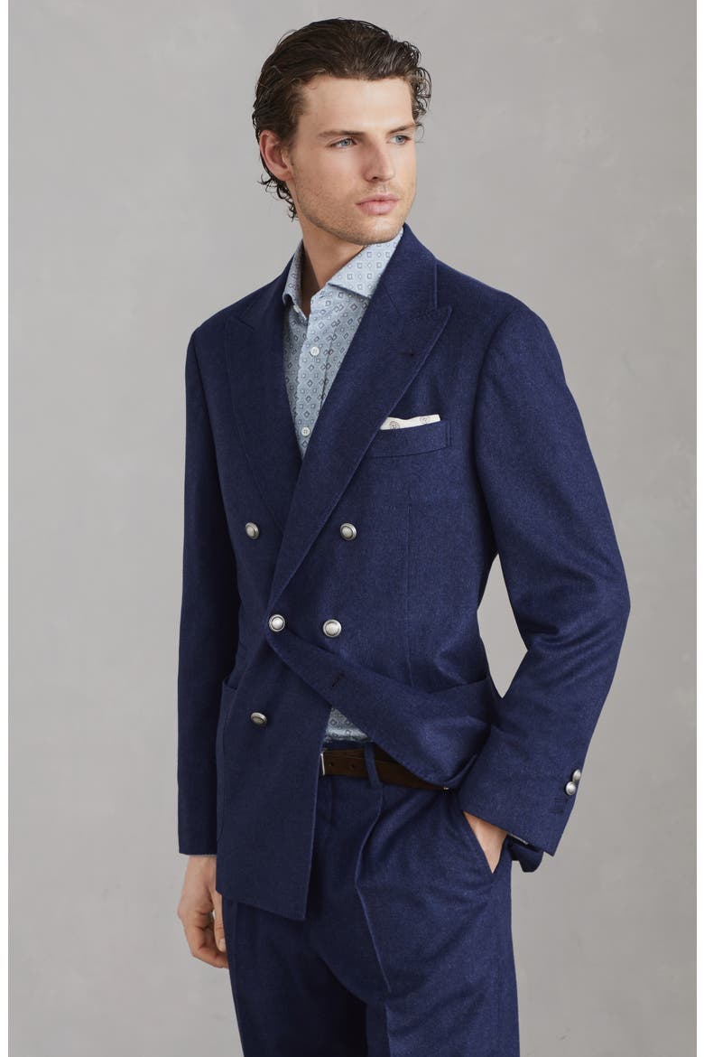 Uconstructed blazer, Alternate, color, Marine