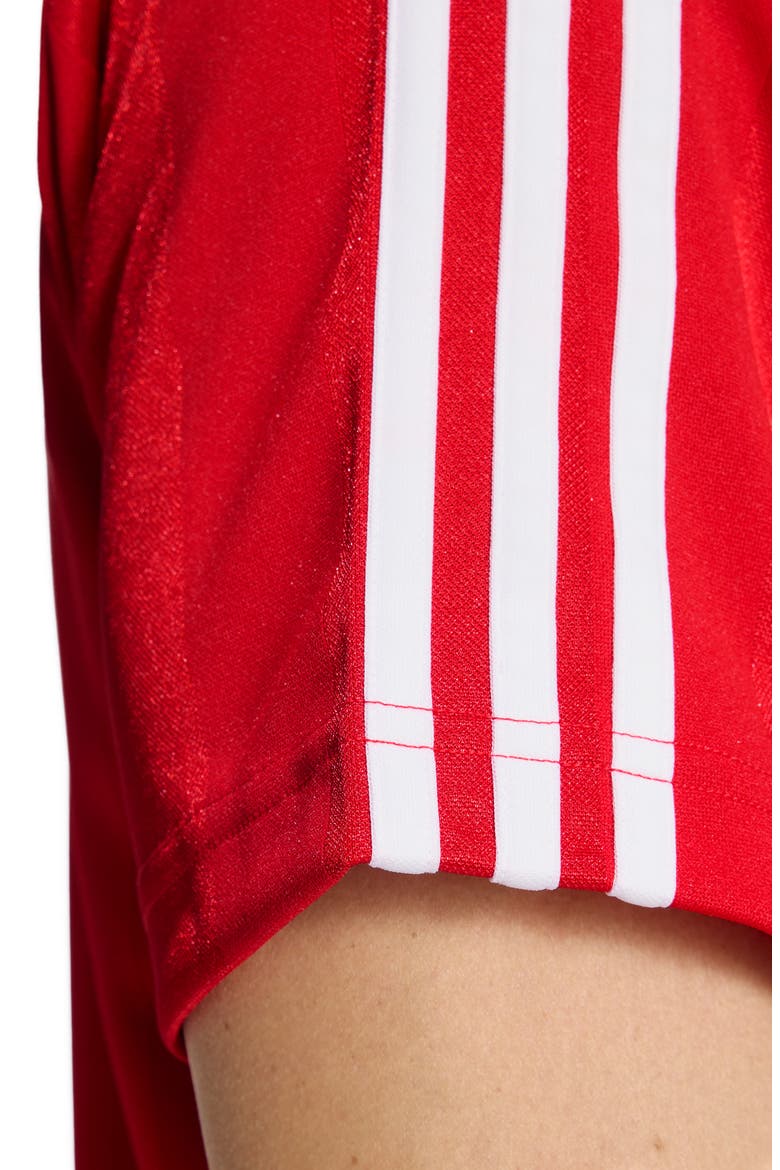 Short Sleeve Stripe Soccer Jersey, Alternate, color, BETTER SCARLET