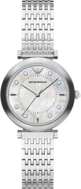 Emporio Armani Archelia Mother-of-Pearl Bracelet Watch, 32mm