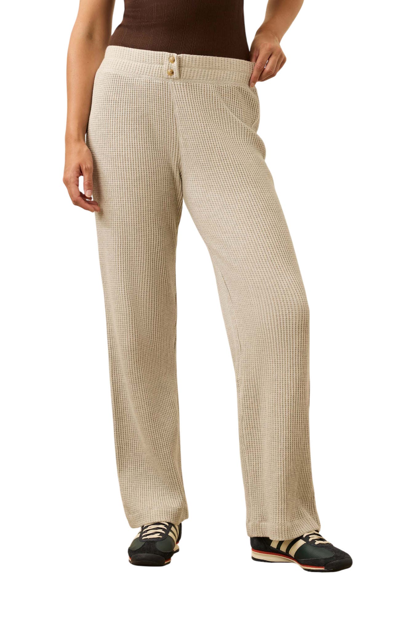 Apres Organic Cotton Waffle Pants - image 3