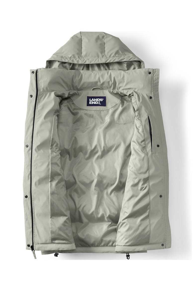 Squall Insulated Slicker Puffer Jacket, Alternate, color, Soft Silver