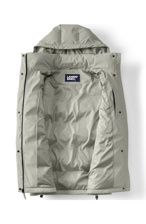 LANDS' END LANDS' END SQUALL INSULATED SLICKER PUFFER JACKET
