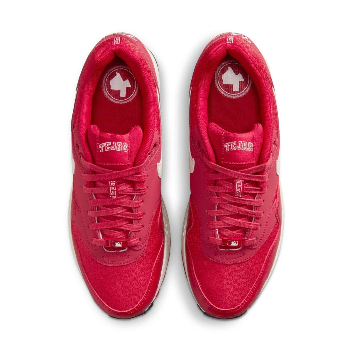 Men's Nike  Texas Rangers 2026 City Connect Air Max 1 Sneakers, Alternate, color, Red