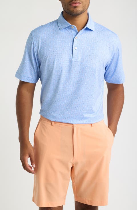 Rivington Microprint Summer Comfort Performance Jersey Polo