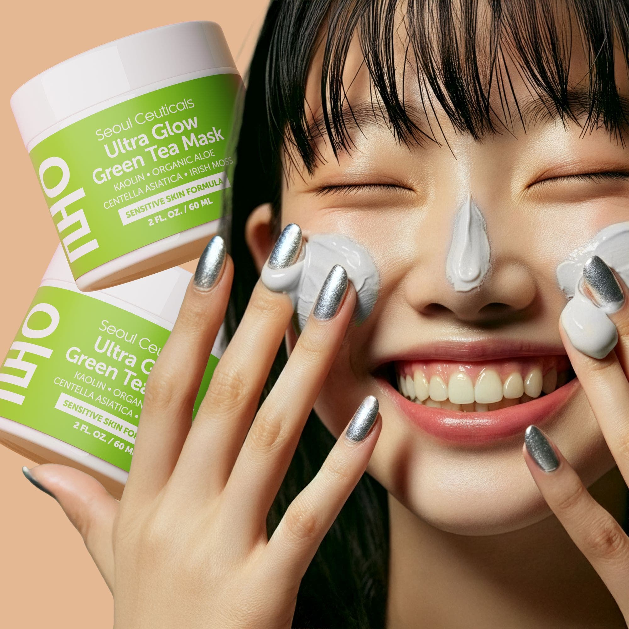 Seoul Ceuticals Ultra Glow Korean Skincare Green Tea Mask | Nordstrom