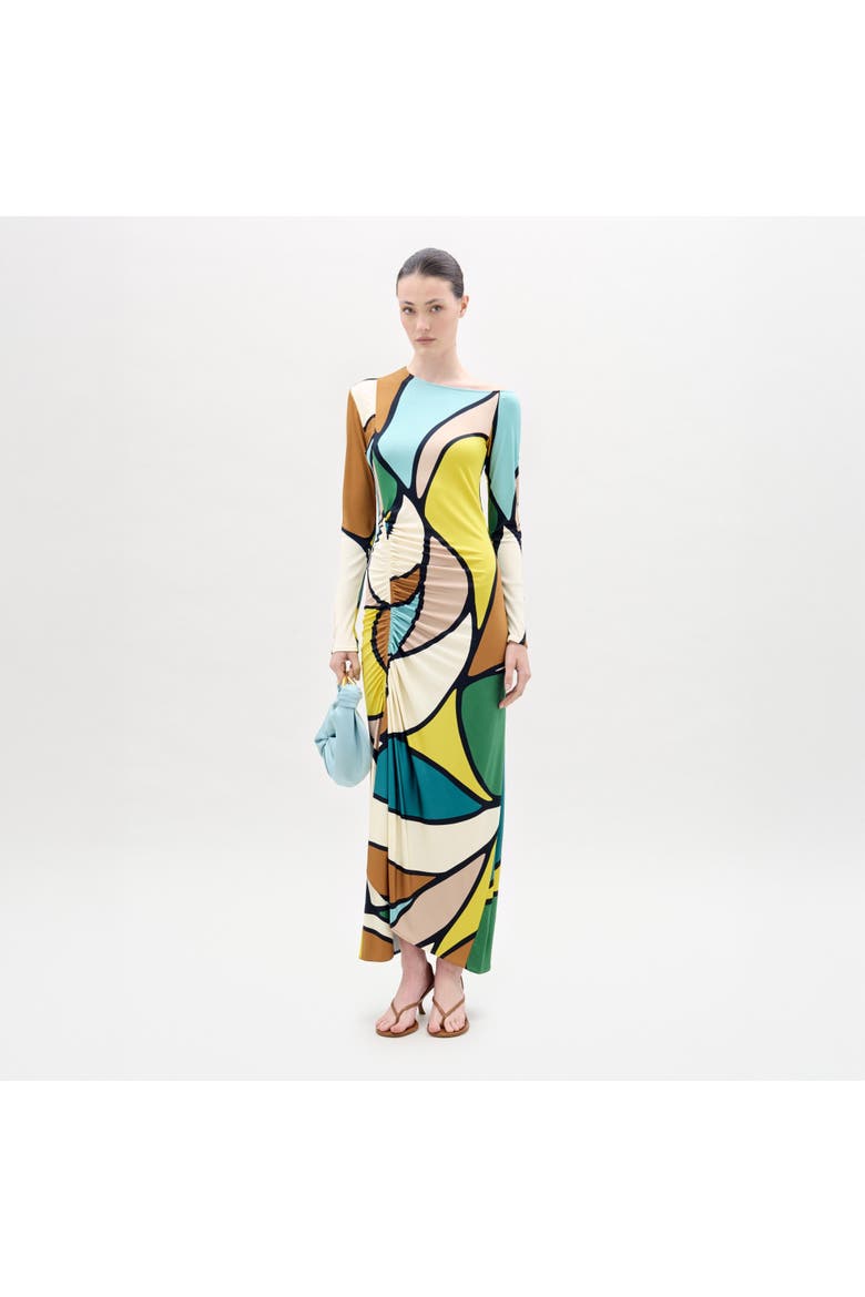 Ilania Dress, Alternate, color, Abstract Print