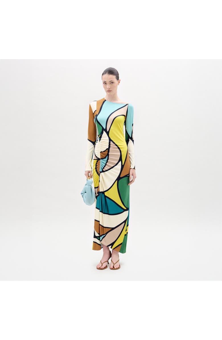 SILVIA TCHERASSI Ilania Dress, Main, color, Abstract Print