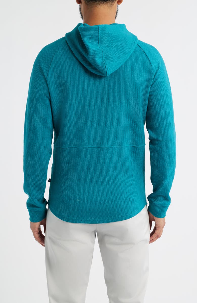 Swannies Luke Hooded Cotton Blend Performance Pullover, Alternate, color, Deep-Lake